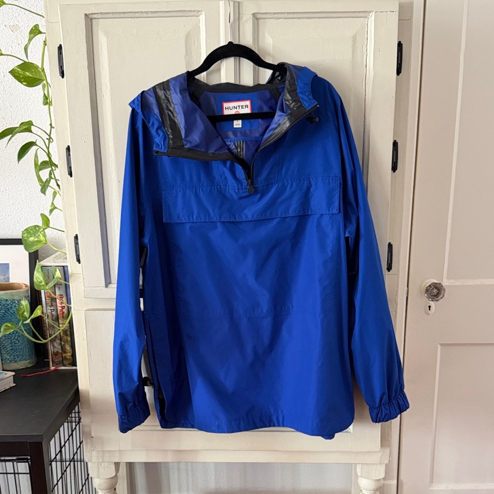 Hunter Royal Blue Pullover Rain Jacket